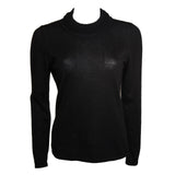 OSCAR DE LA RENTA Black Cashmere Sweater Large