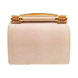 RODO Italy White Snake Skin Clutch and Cross Body Purse