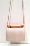 RODO Italy White Snake Skin Clutch and Cross Body Purse