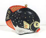 KATHRINE BAUMANN Beaded Limited Edition Fish Clutch