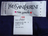 YVES SAINT LAURENT 1990s 3 pc Purple Pinstripe Suit Set