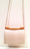 RODO Italy White Snake Skin Clutch and Cross Body Purse