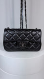 Chanel mini classic flap bag "So Black" new in original box