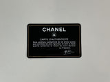 CHANEL Vintage Black Quilted Lambskin Oval Clutch w/ Logo Tassel