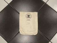 CHANEL Vintage Black Quilted Lambskin Oval Clutch w/ Logo Tassel