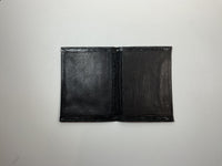 GUCCI 1960s Black Lizard Leather Handbag with Mini Wallet and Mirror