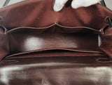 HERMÈS Vintage Brown Leather Kelly 28 Handbag Circa 1964