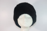 MAD'LEINE Black Mink 1960s Pillbox Hat
