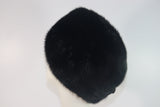 MAD'LEINE Black Mink 1960s Pillbox Hat