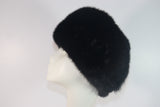 MAD'LEINE Black Mink 1960s Pillbox Hat