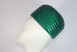 GIVENCHY 1960 Custom, Emerald Green Straw Pillbox Hat