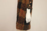 CHANEL HAUTE COUTURE 1960s Black and Multicolored Plaid Boucle Coat