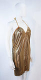 WHITING & DAVIS Gold Mesh Dress or Skirt with Tassel