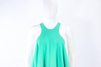 NORMA KAMALI Mint Green Stretch Knit Dress & Crop Pants Size M