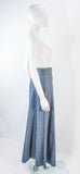 ALICE BLAINE 1970s VIntage Denim Maxi Skirt Size 4