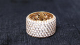 DIAMOND Eternity Ring with 18 Karat Rose Gold Size 7
