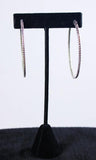 DIAMOND 14 Karat Gold Hoop Earrings