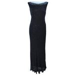 JOVANI Black and White Beaded Gown Size 6-8