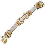 DIAMOND with 14 Karat White and Yellow Gold Bracelet