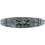 DIAMOND Bracelet with Tsavorite and 18 Karat White Gold