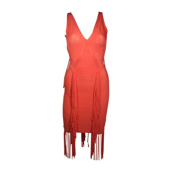herve leger orange dress Vitamin Sea The Bruna Gown #herveleger #outfit #outfitoftheday #fashion