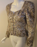 LACLEDE'S 1980s Light Pink Silk Evening Jacket with Beading