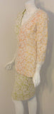 BOB MACKIE Circa 1980s Lace Embroidered Skirt Suit
