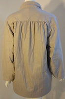 FENDI 1980s Gray Quilted Oversized Jacket Size 38