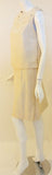 MADAME GRES 1960s 2 pc Cream Top and Skirt Set