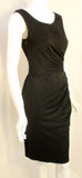 DON LOPER 1940s Black Cocktail Dress