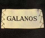JAMES GALANOS 3 pc Jacket, Vest & Chiffon Skirt Set