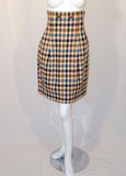 CHRISTIAN LACROIX 2 pc Houndstooth Wool Skirt Suit