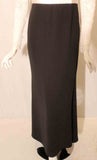 BADGLEY MISCHKA 1990s Black and White Long Sleeve Gown