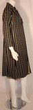BILL BLASS 1960s 2 pc Paisley Print Shift Dress & Striped Jacket Set