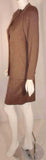 GEOFFREY BEENE 1990s 2 pc Brown Tweed Jacket and Skirt Set