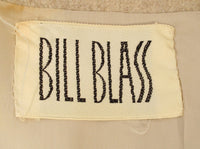 BILL BLASS 2 pc Oatmeal Wool Sheath Dress with Tie Front Coat