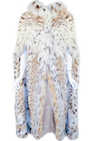 MAX REBY Tigre Royal Geneve Vintage Lynx Fur Full length Cape with Hood