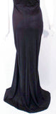 ELIZABETH MASON COUTURE Black Silk Jersey "Uta" Gown