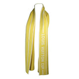 LOUIS VUITTON Cashmere Blend Scarf Yellow With Tags