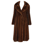 NORMAN NORELL for MICHAEL FORREST 1970s Natural Mink Coat