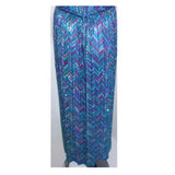 BOB MACKIE  Circa 1980 Strapless Beaded Gown. This is a long, multi colored, silk beaded gown by Bob Mackie, from 1980. The gown is strapless with beading all over, a constructed bustier, and a zipper up the back. This beaded gown by Bob Mackie is available to be viewed privately in our Beverly Hills boutique couture salon during business hours. Please telephone us with any questions or if you wish to set up a private appointment to view it personally. Please feel free to contact us anytime should you be lo
