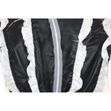 Balenciaga Grey Wool & Black Velvet Deconstructed Dress w/ Zippers Circa 1990s