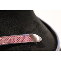 Barry Kieselstein Cord Lizard Skin Pink & Purple Belt W/ Sterling Silver