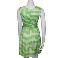 Bill Blass White & Green Silk 2 PC Dress Circa 1960s
