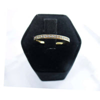 FRED 18 Karat Yellow Gold Diamond Eternity Band This Fred ring is composed of a yellow 18kt gold, and features an eternity pave design. Size 7. Please feel free to ask us any questions you may have.