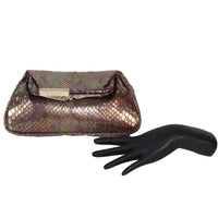 Fendi Snake Skin Clutch Handbag