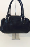 ZAC POSEN Black Leather Shoulder Handbag Purse with Dust Bag