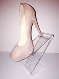 BRIAN ATWOOD Light Pink Suede Platform Pump Heels with Box Size 8 1/2