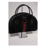 GUCCI Black Leather Suede Purse w/ Gold Hardware
