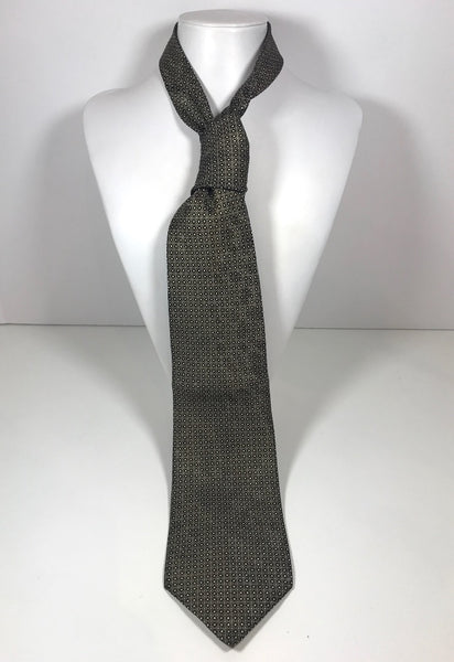 Stefano Ricci White and Gold Tie